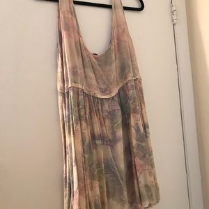 Tropical printed sundress